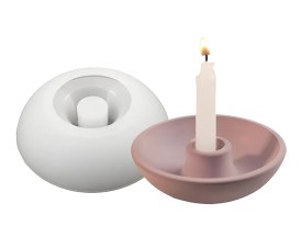 Molde silicona platito redondo cuenco 